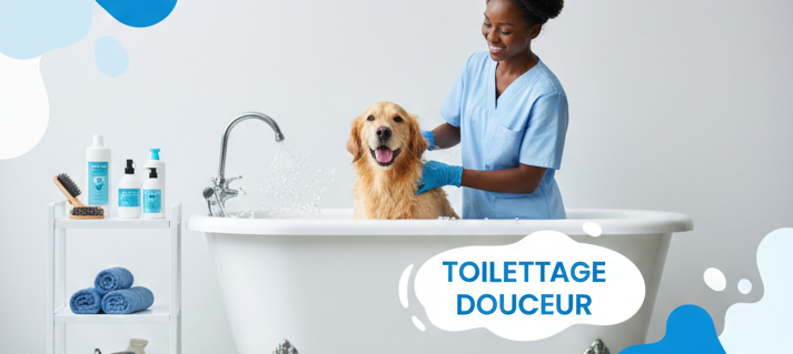Toilettage chiens de grande taille